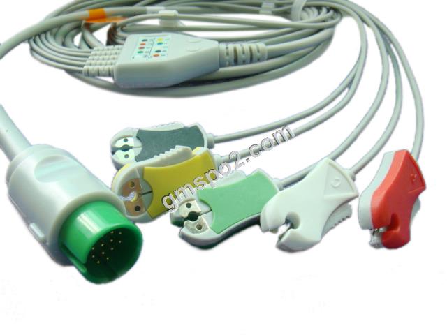 spacelab одне штучне кабель з 5-LEAD iec grabber leadwires-.jpg