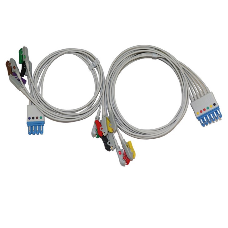 6+4 Lead EKG Leadwires For Philips M1665A