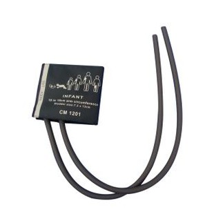 Дитяча подвійна трубка NIBP манжета для монітора артеріального тиску, окружність ручки 10-19 см