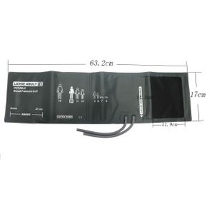 Великий дорослий № 12 Довговічний манжет Nibp, окружність рукоятки 32,1-43,4 см, без газорозрядника