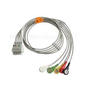 GE Marquette Multi-link Leadwire, 5-Lead, Snap, IEC, 29in (76cm) та VS 2PIN