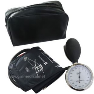 Дитяча манжета для артеріального тиску, манжета для однієї трубки з манжетою з манометром та лампою нагини темно-синього кольору.